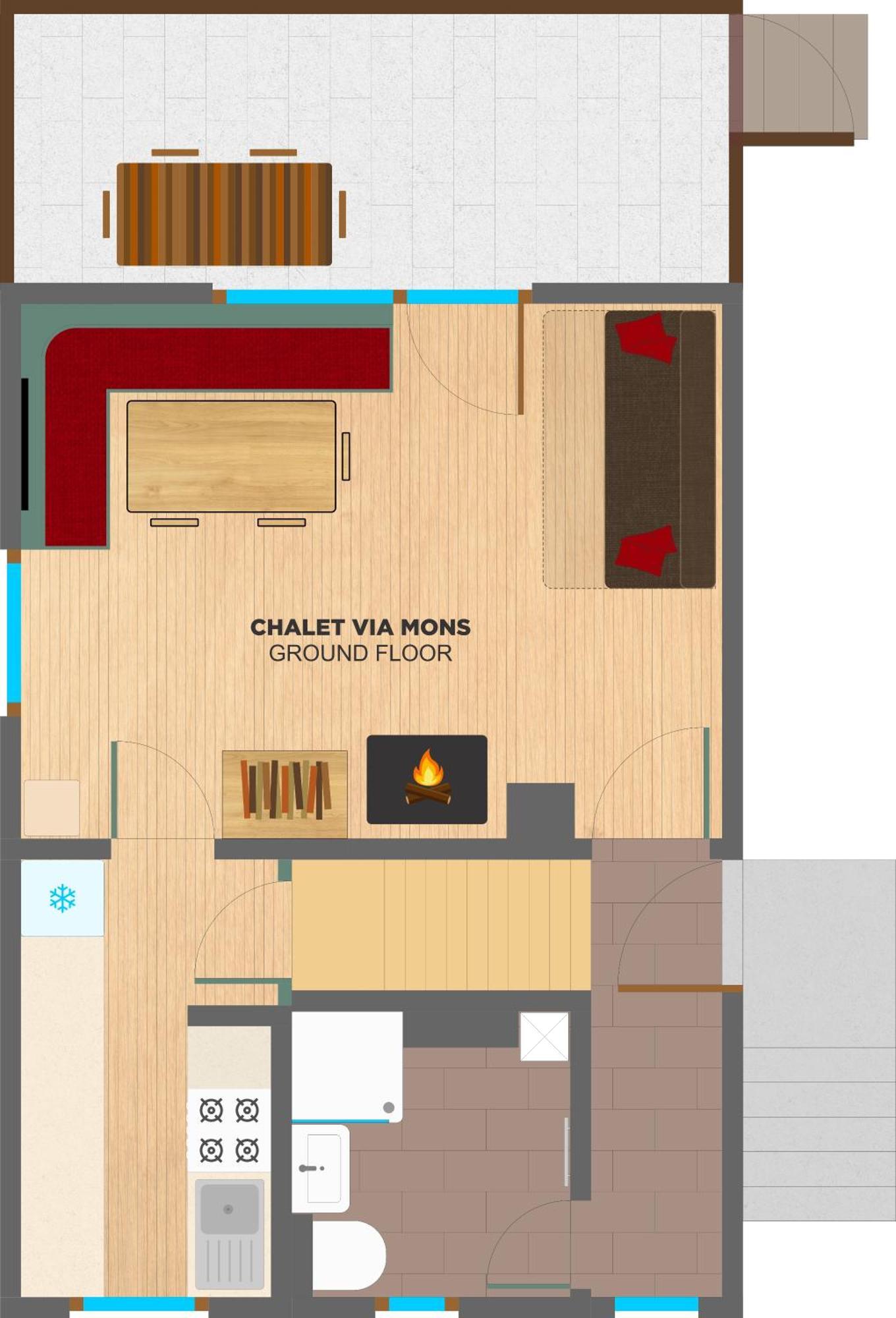 Chalet Via Mons Мойстрана Екстериор снимка